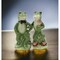 kevinsgiftshoppe Ceramic Frog Couple Salt and Pepper Shakers Wedding Decor  Anniversary Decor